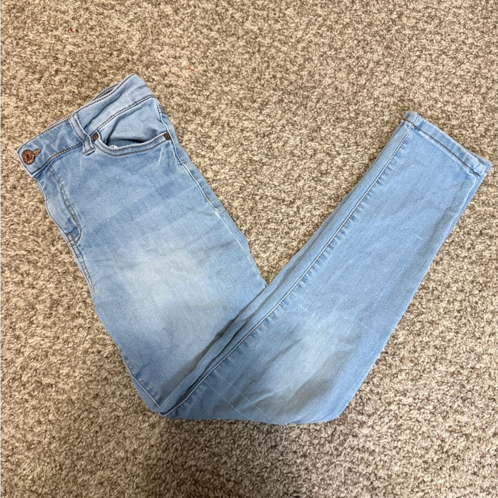 Celebrity Pink Faded Blue Denim Jeans